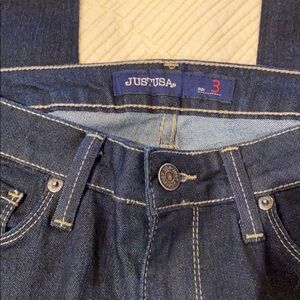 JUST USA Jeans Dark Blue Size 3